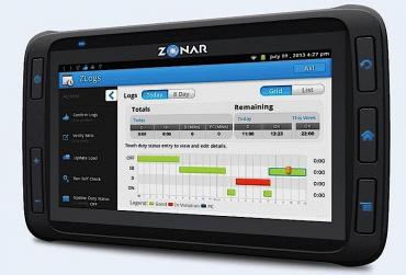 Trucking Technology Zonar Tablet
